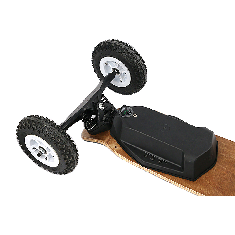 ANZO-A8 Powerful Cheap Dual Belt Drive Motors Fast Off Road Long Mountainboard with Seat Electric Skateboard