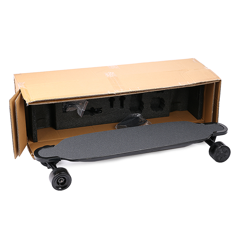 ANZO-07 USA warehouse wholesale longboard fast electric skate board dual hub motor with high quality drive kit
