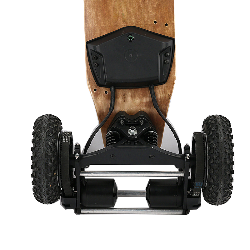 ANZO-A8 Powerful Cheap Dual Belt Drive Motors Fast Off Road Long Mountainboard with Seat Electric Skateboard